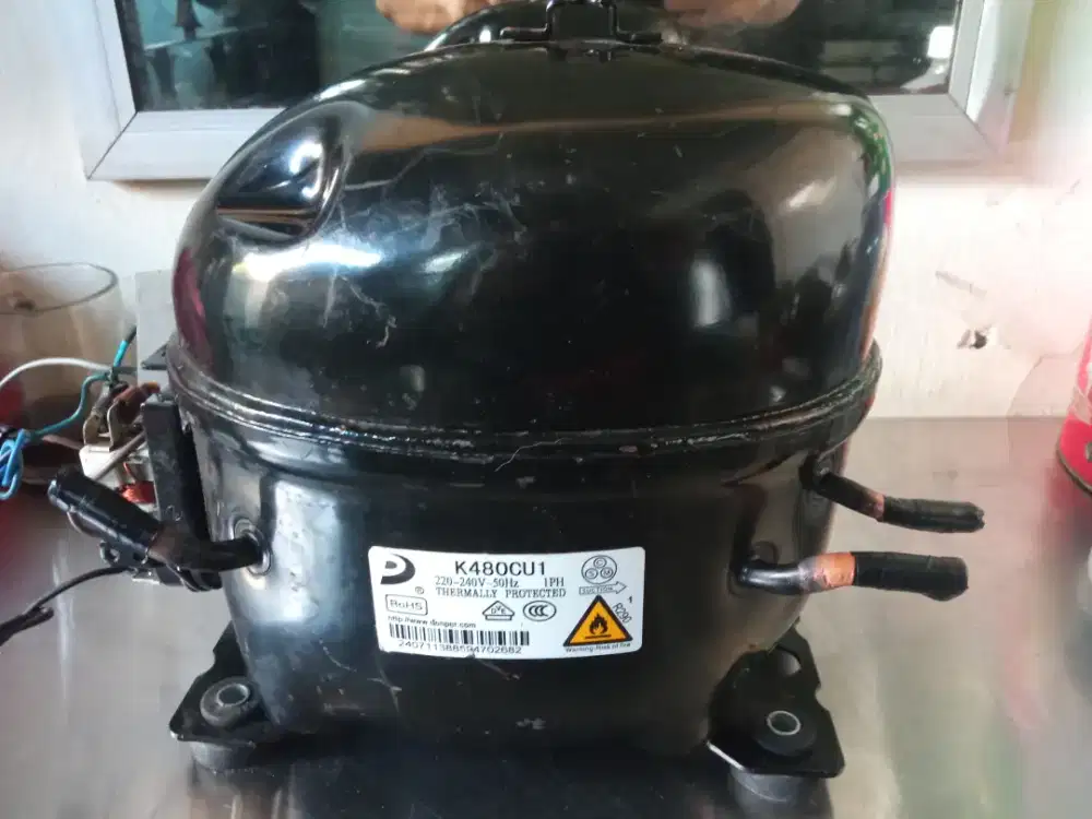 MESIN COMPRESSOR KULKAS 3/4 MERK RoHs, NORMAL SIAP PASANG/ NETT