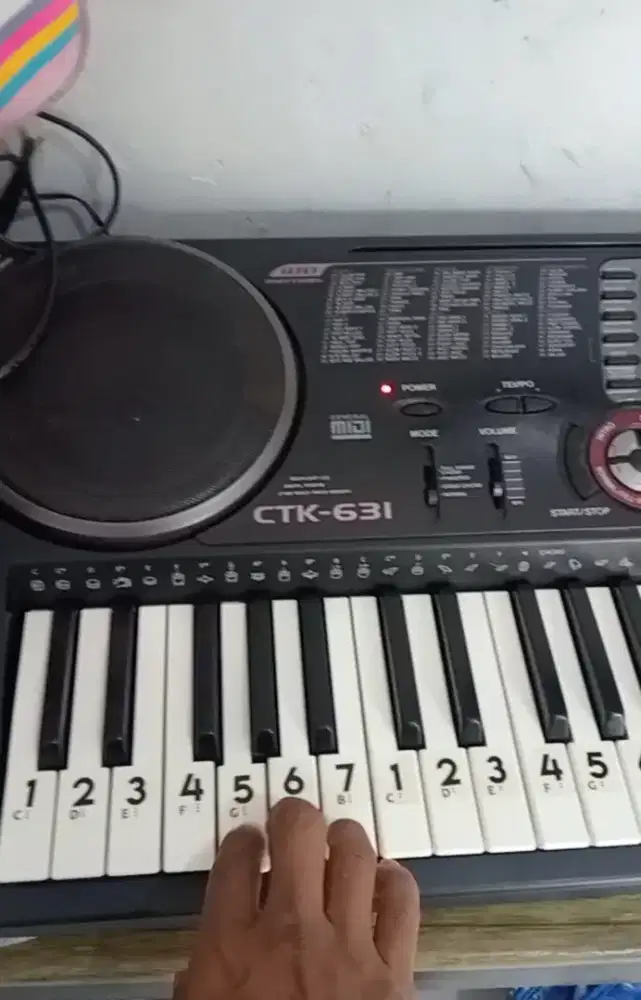 Piano organ casio ctk-631