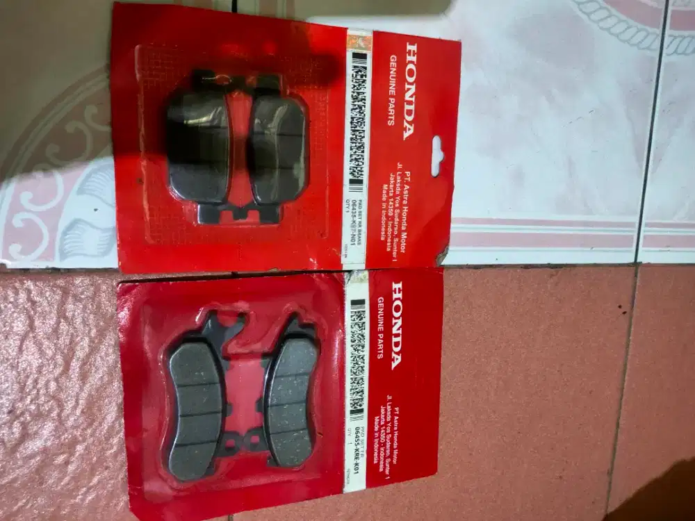 Kampas rem motor PCX 160 depan dan belakang satu set