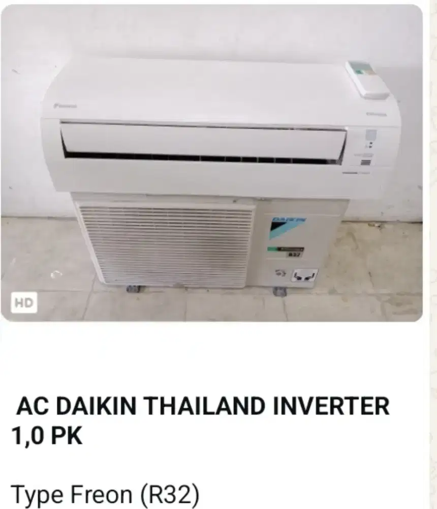 Ac bekas daikin 1 pk hemat listrik
