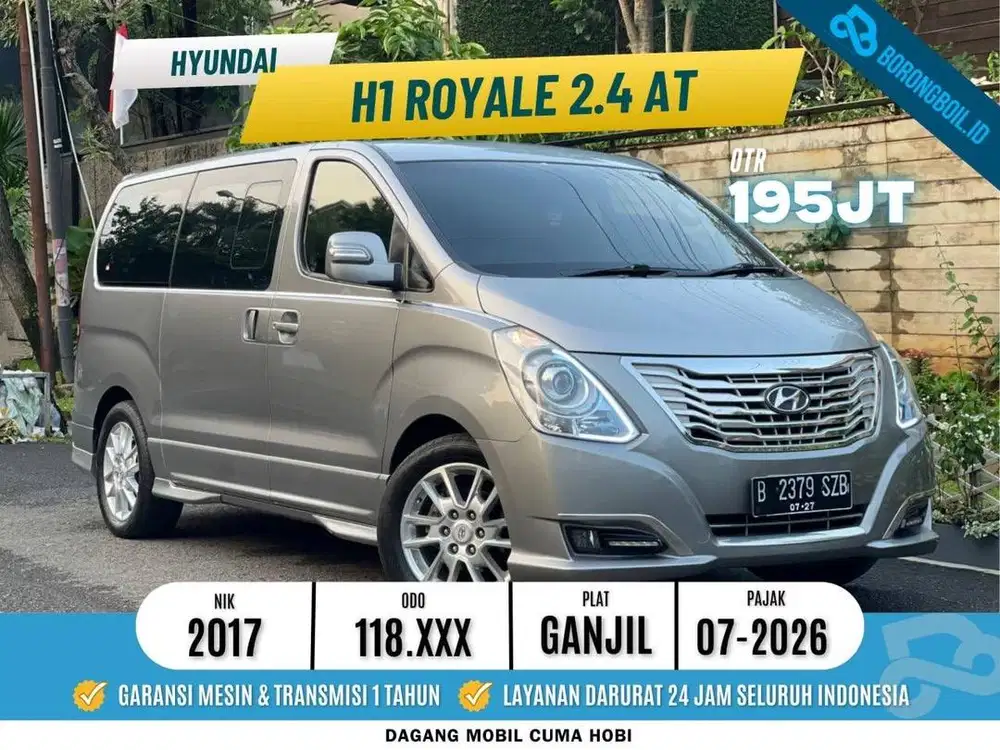 2017 Hyundai H1 Royale Bensin Metik 2017 Silver