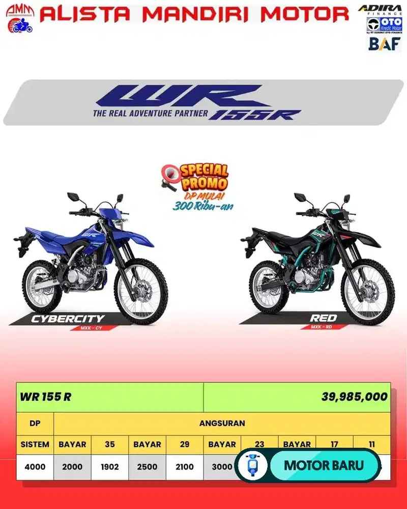 [Motor Baru] PROMO YAMAHA WR 155 R 2025