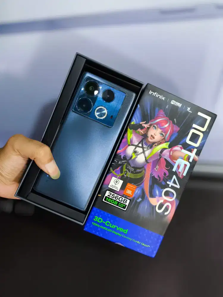 Infinix Note 40s 8/256 Fullset Ori (Garansi Personal)