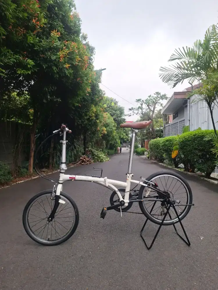 Sepeda Lipat London Taxi WHITE DOFF !!!