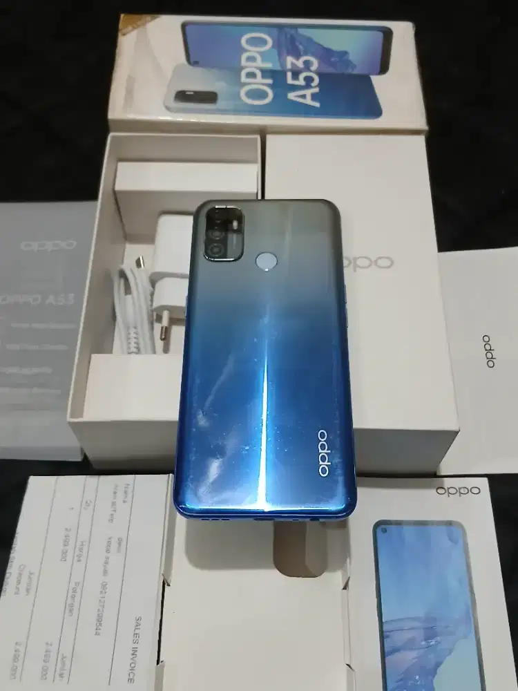Oppo A53 4/64 Fullset Bon Pembelian Ada