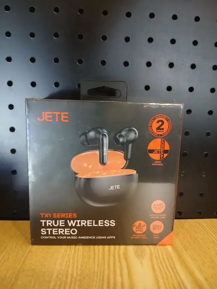 JETE TX1 TWS Active Noise Cancelling IPX5 with ENC 4 Microphone