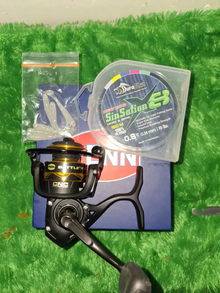 JUAL Paket Reel Penn + Benang Pe Duraking