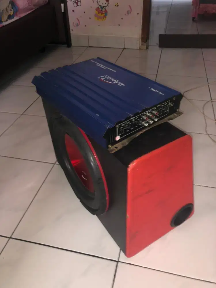 Subwoofer & power 4channel Hollywood