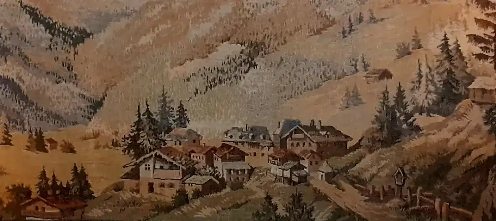 Pajangan digding trapestry eropa antik lawas jadul.