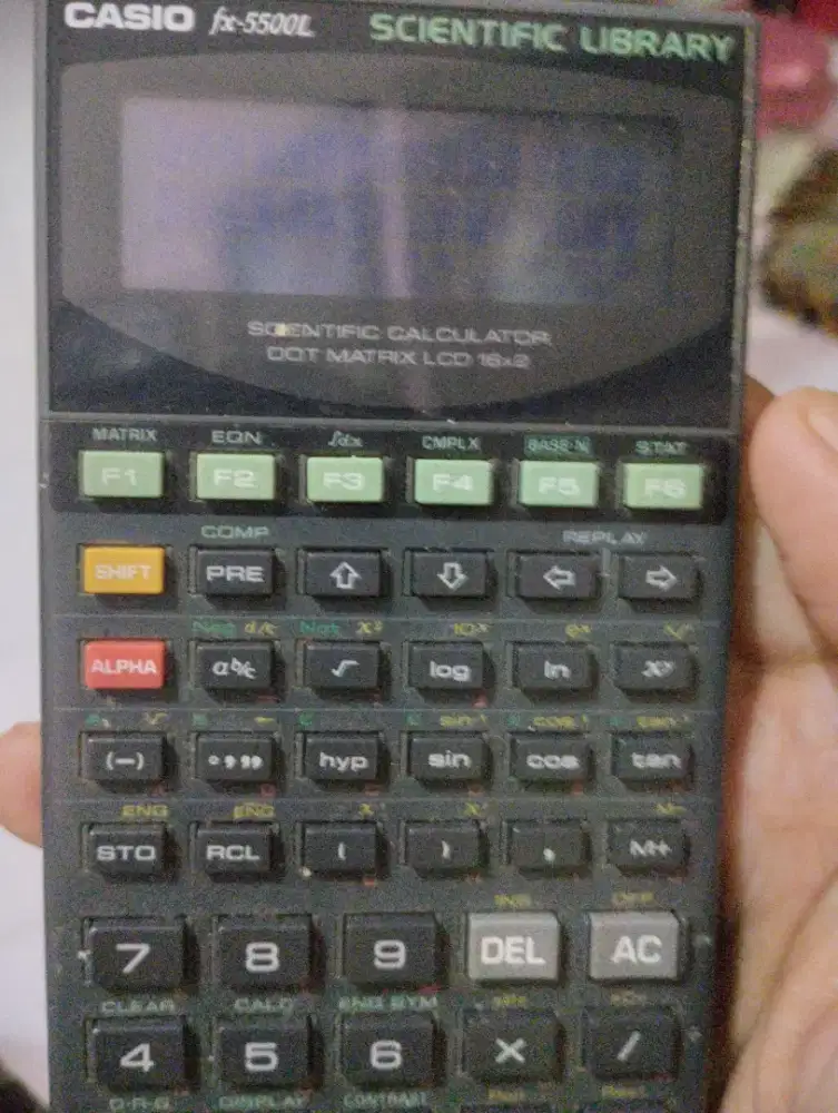 Scientific calculator fx-5500L