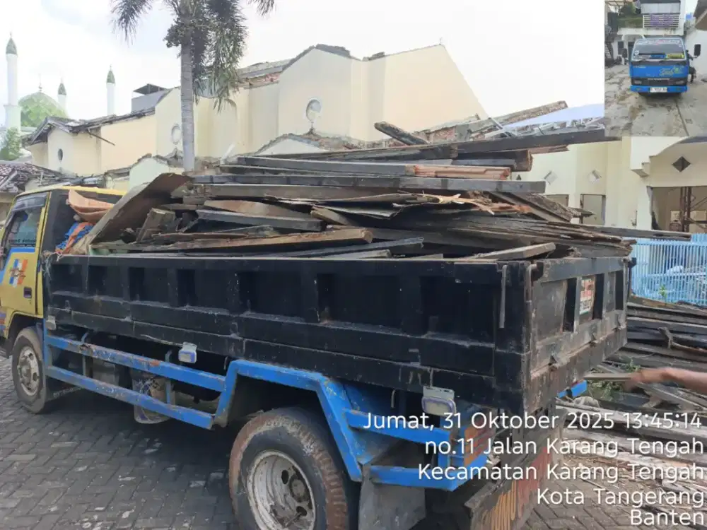 Jasa angkutan puing dan pengurugan