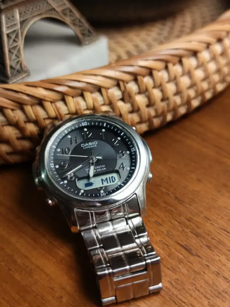 Jam Tangan Casio Lcw M100 lineage Solar Tough Wave Ceptor Mulus