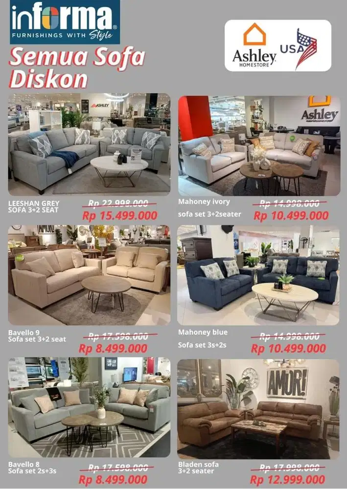 PROMO HOTE DEAL SOFA ASLEY BOGOR