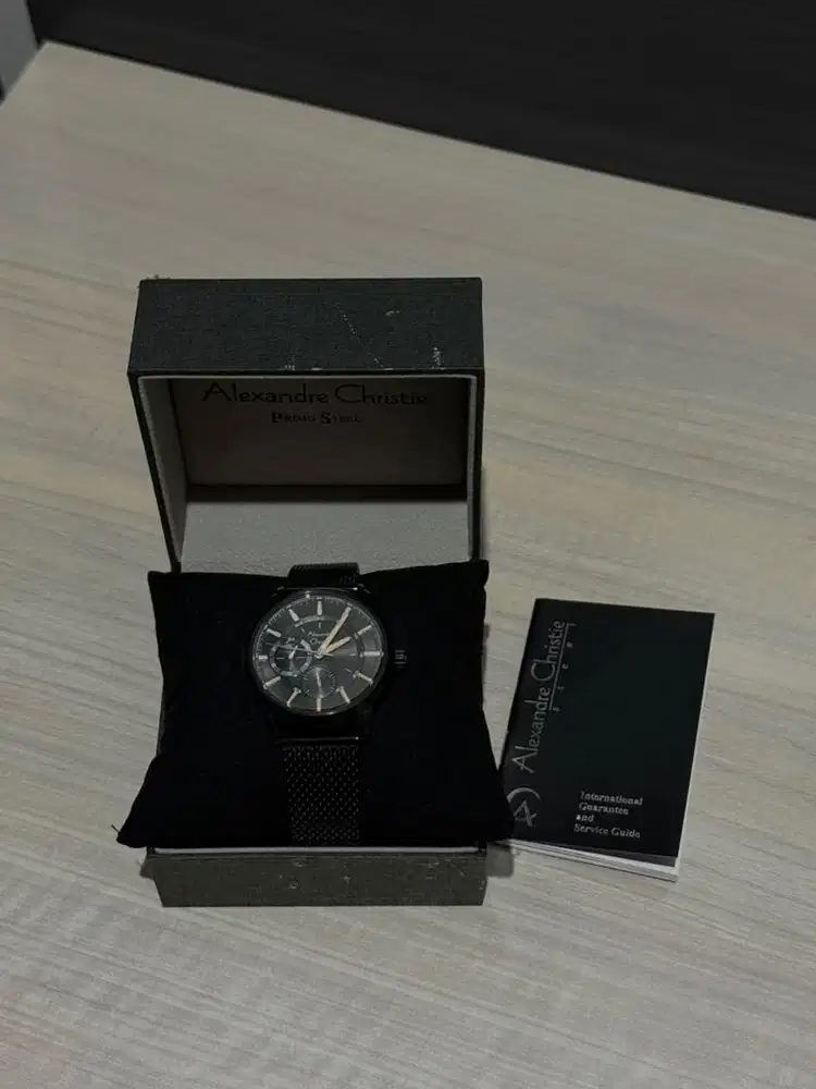 Jam Tangan Pria Alexandre Christie Asli bekas