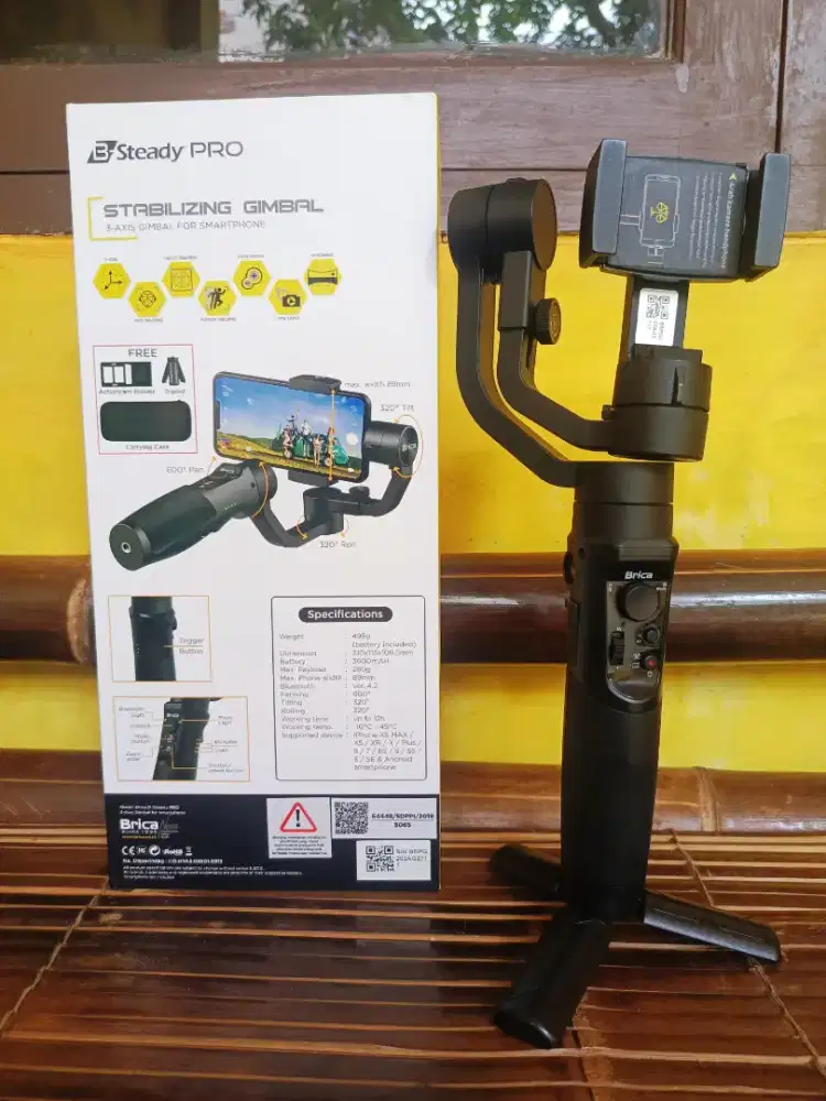 Brica B-Steady Pro Gimbal Stabilizer Nominus