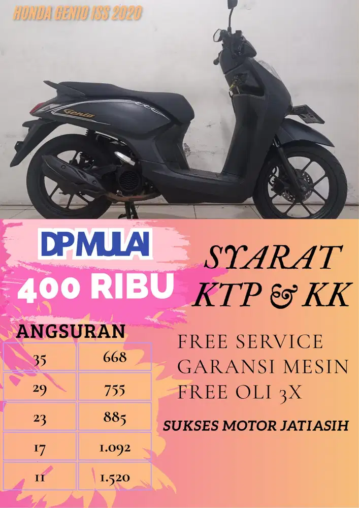 HONDA GENIO ISS 2020