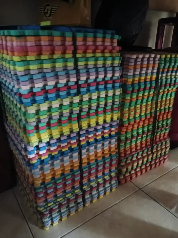 di jual karpet karet karakter buah & huruf hijaiyah n angka