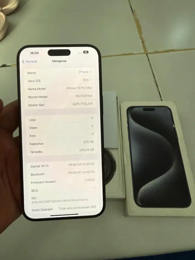 iPhone 15 pro max 256gb iBox