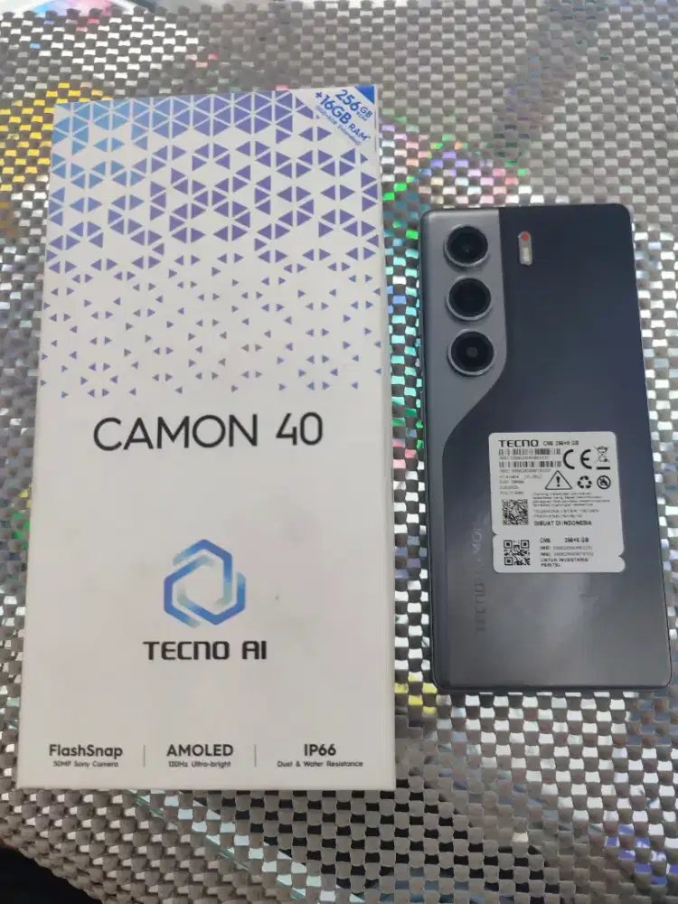 Tecno Camon 40 8/256gb Second Bergaransi Bisa TT