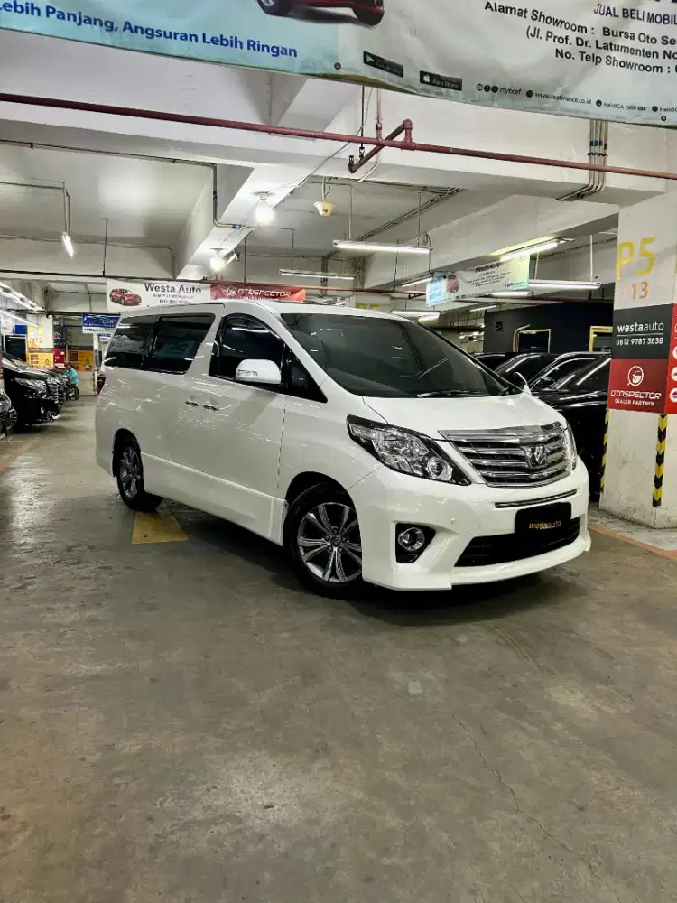Pilot Seat Toyota Alphard SC AT 2012 Nik 2011 Low KM