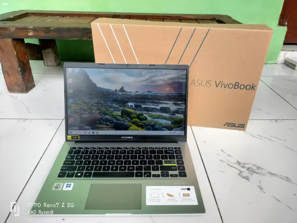 Asus Vivobook Core i3 Generasi 10 SSD Normal Fullset