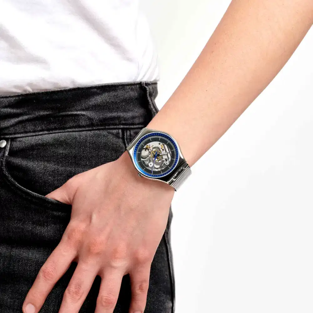 Swatch Irony Ringinblue original