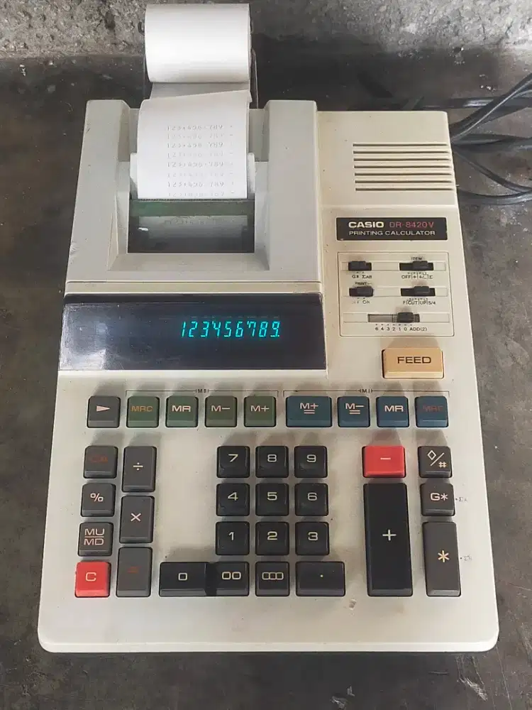 Calculator print casio DR 8420