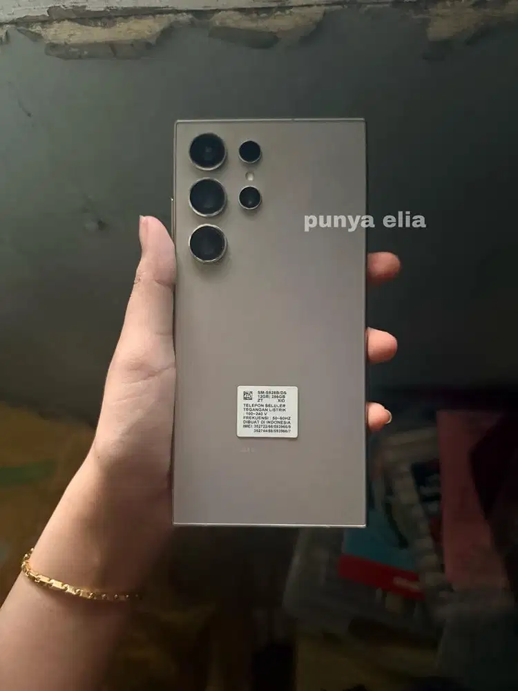 SAMSUNG S24 ULTRA 256gb TITANIUM GREY GARANSI SEIN ON JULI 2026 like n