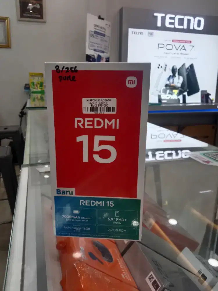 Redmi 15 ram 8+256
