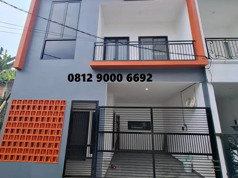 Jual Rumah baru 3 lantai Pondok Ranji Ciputat Timur Tangerang Selatan 3 lantai