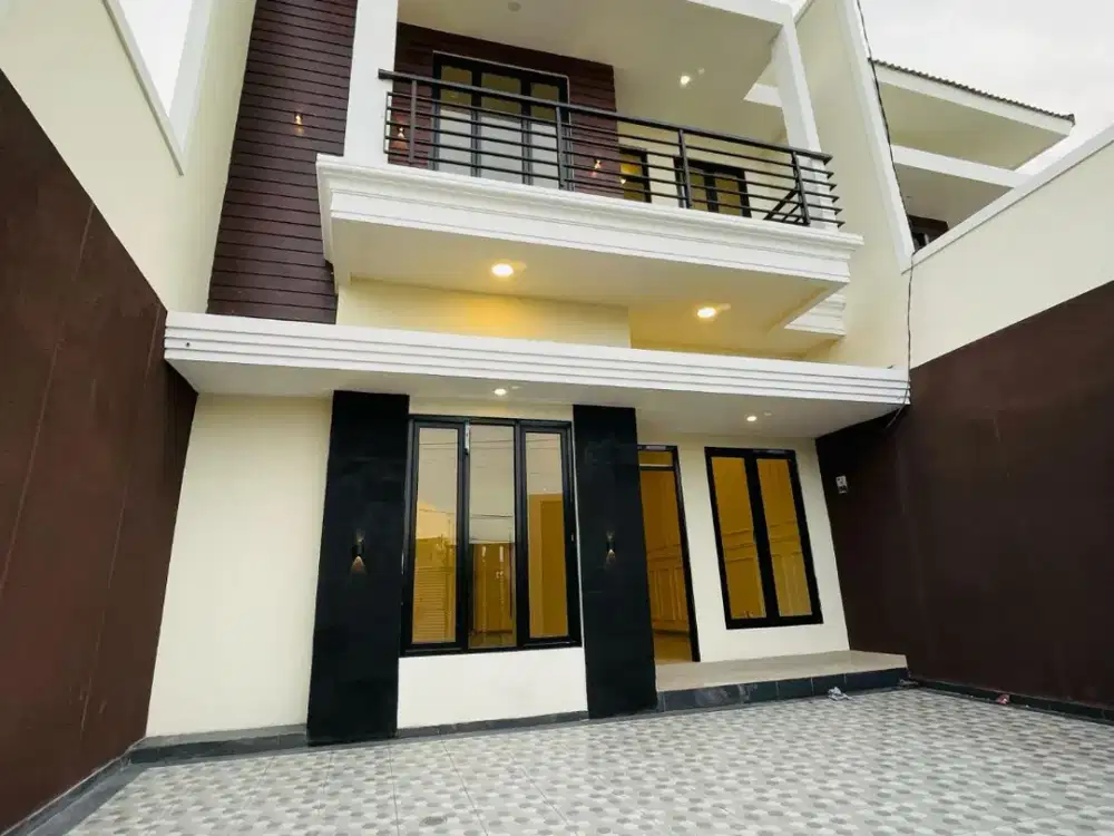 Rumah Modern Baru Gress Lokasi Medokan Ayu Rungkut Surabaya Timur