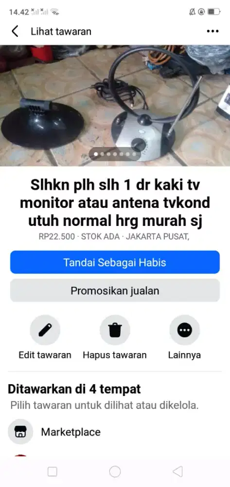 Slhkn plh slh 1 dr antena tv atau sblh nya kond bgs mgkn ada yg perlu