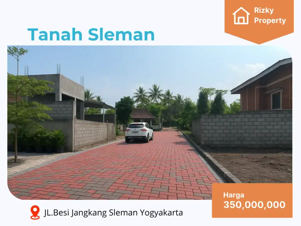 Tanah Pekarangan Siap Bangun Di Dalam Perumahan Jalan Besi Jangkang