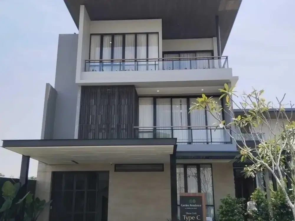 Di jual Rumah Mewah siap Huni Garden Residence Emeralda Golf