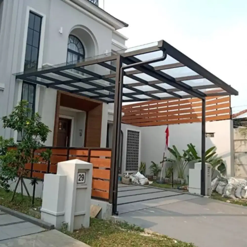 Kanopi atap solarplat