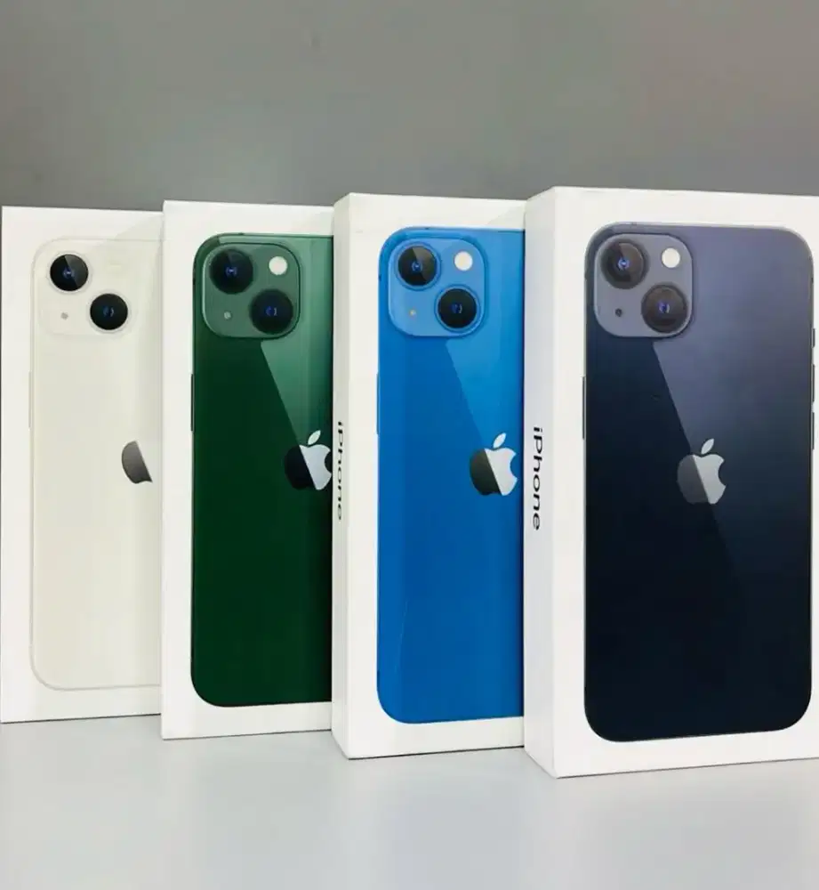 Iphone 13 128 Gb, New ibox garansi Resmi 1 Tahun.