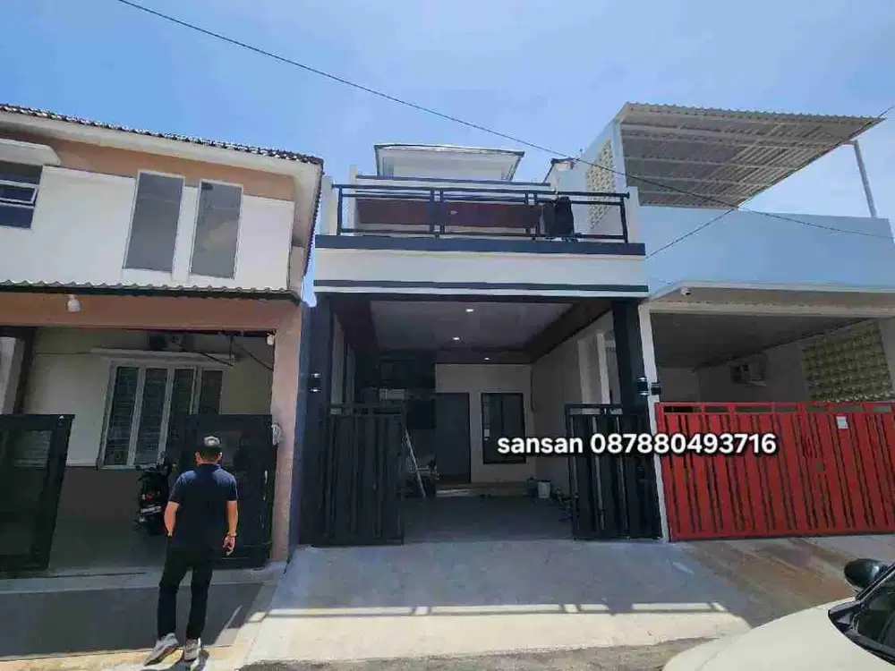 rumah bangunan baru Villa melati mas