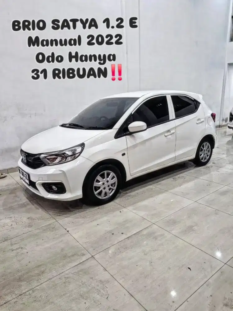 (TDP 20JT) BRIO 1.2 E Manual 2022 / 2023 putih honda satya