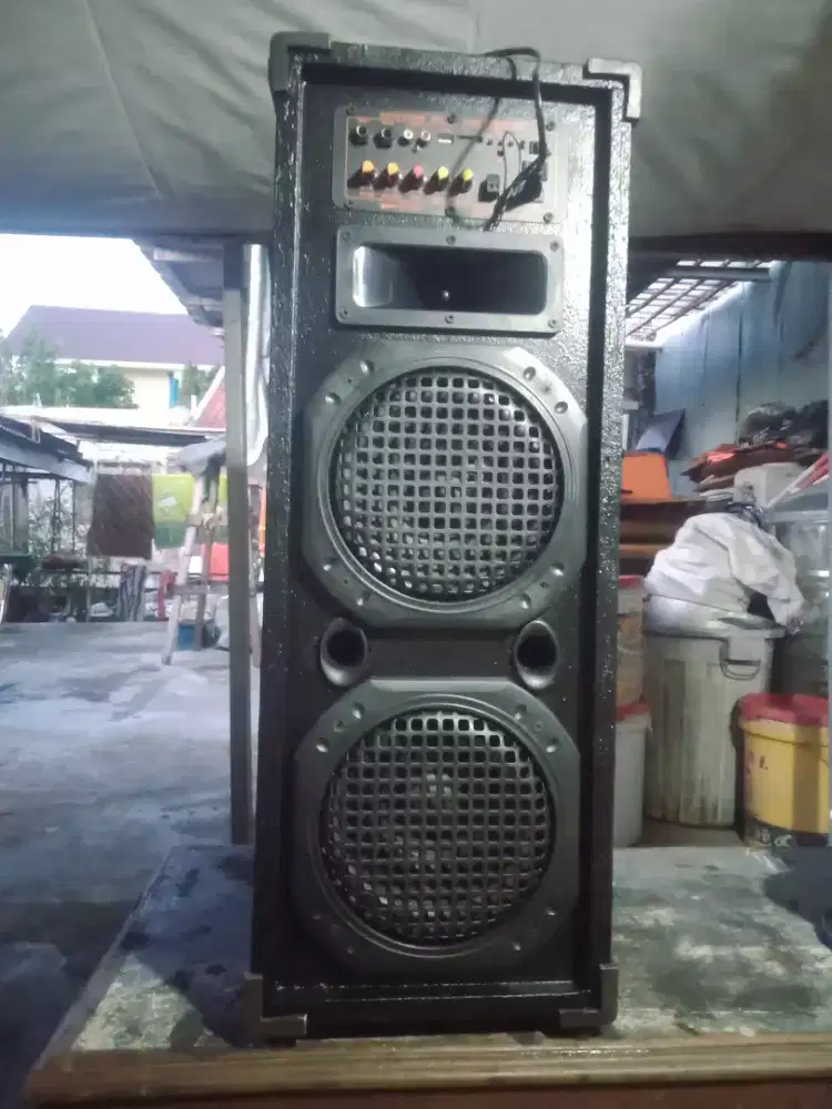 Speaker bluetooth karoke rakitan sendri