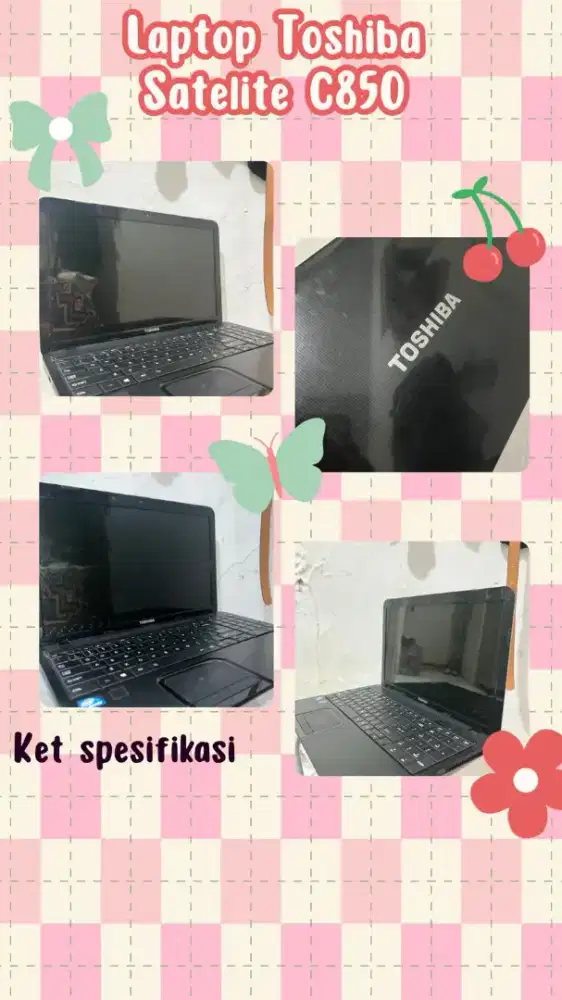 Laptop toshiba satelite C850