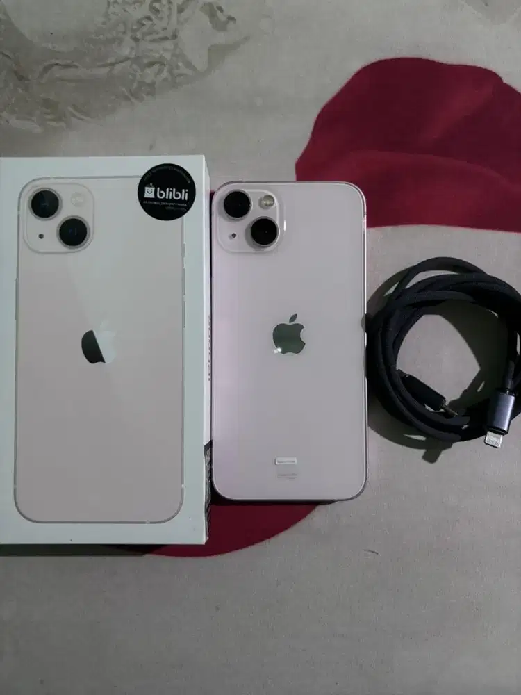 Iphone 13 128gb pink resmi ibox/blibli