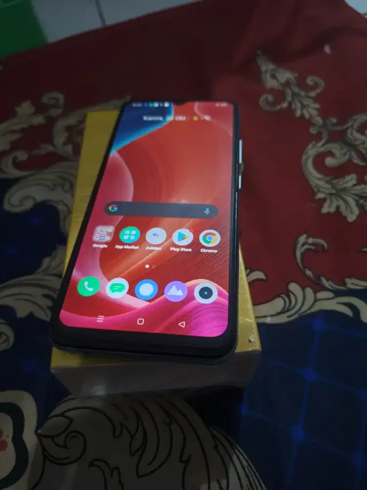 Realme c21 32gb blue fulset original