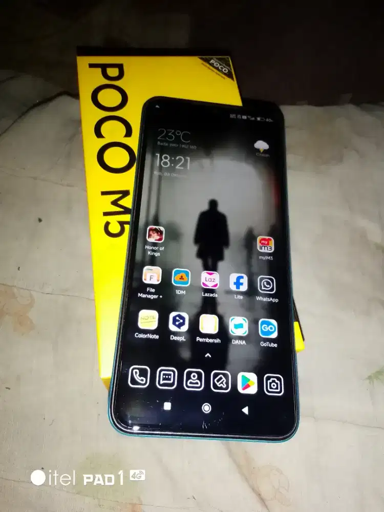 Poco M5 4/128gb Helio G99 siap gaming