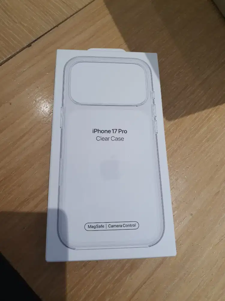 Clear case iphone 17 pro original ibox new segel