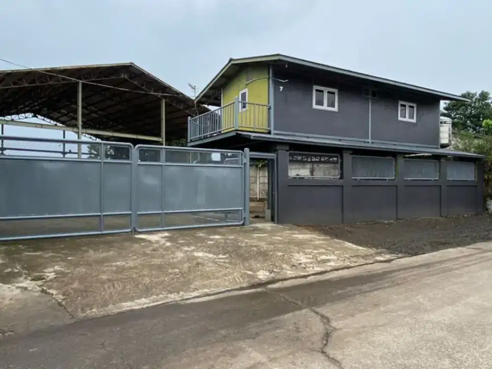 Tanah hadap timur pinggir jalan akses truk cold diesel di Legok