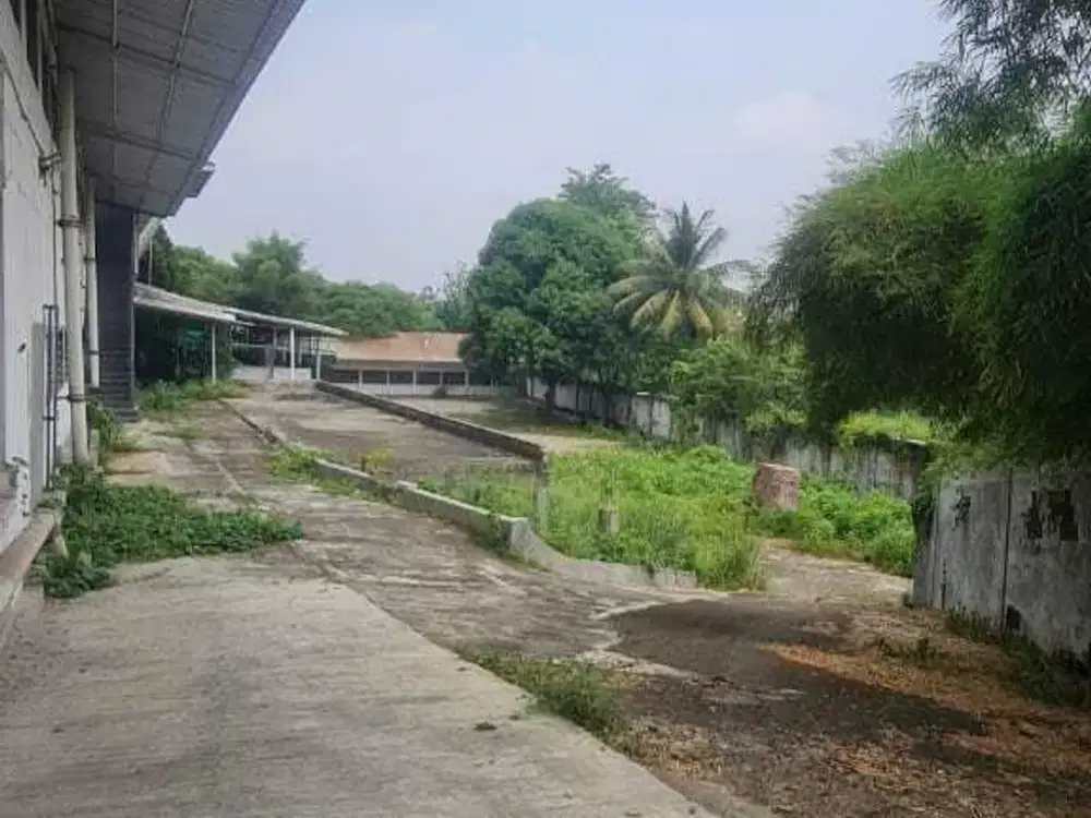 Termurah,  Sewa Gudang Jalan Raya Bogor Jakarta 1Ha hanya 40rb/m