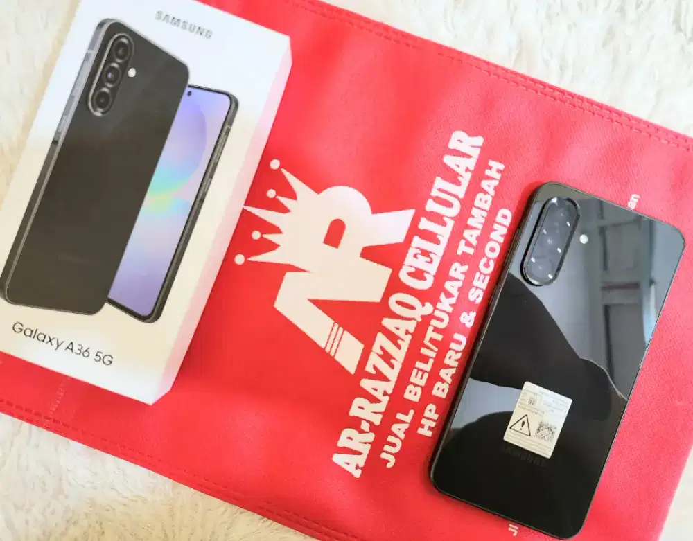 Samsung A36 5G 8/256 Baterai 5000 mah
GARANSI SAMPAI 22/09/2026