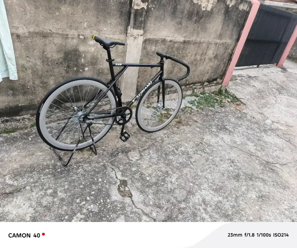 Sepeda fixie basic taiwan triangle chromoly