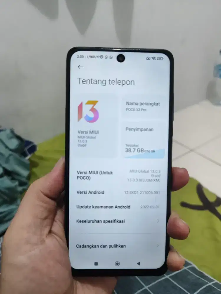 Poco x3 pro ram 8/256