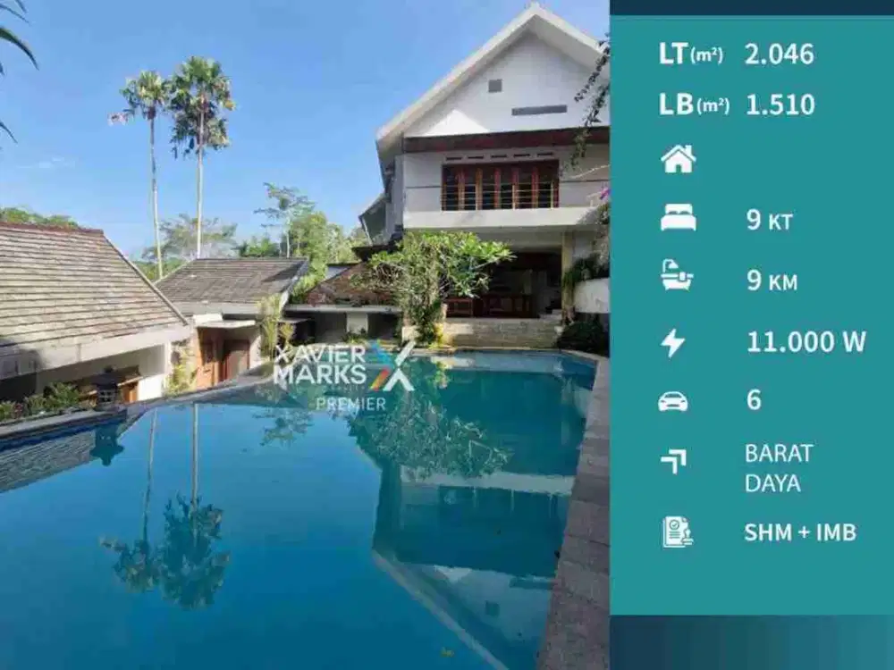 Dijual Rumah Mewah Konsep Resort + Private Pool Daerah Tidar, Malang